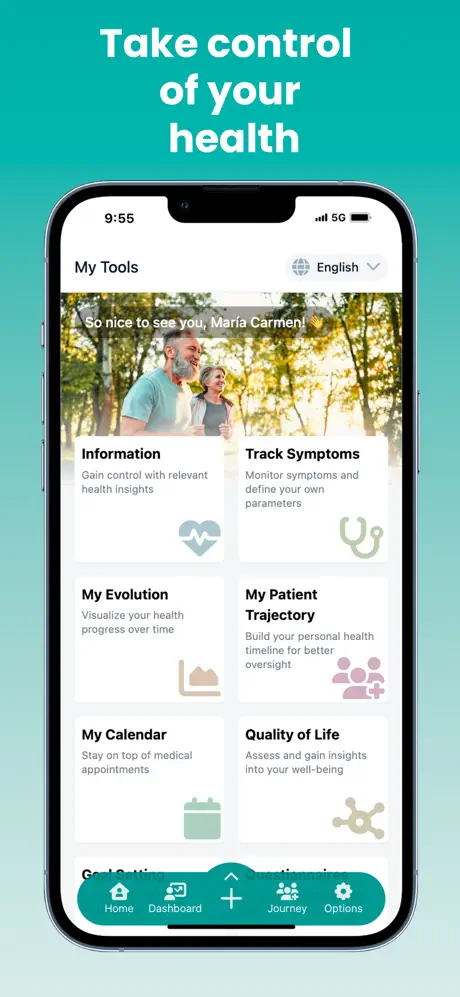 Branded patient organisation app